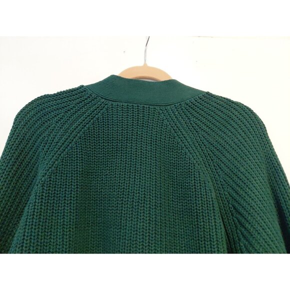 Woman Within Cardigan Button Front Pockets V-Neck Forrest Green 2X - Picture 7 of 7